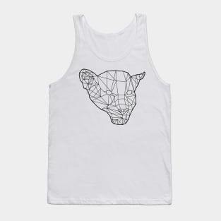 Leopard wireframe Tank Top